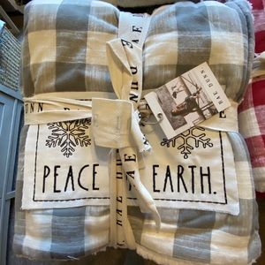 Rae Dunn Christmas blanket